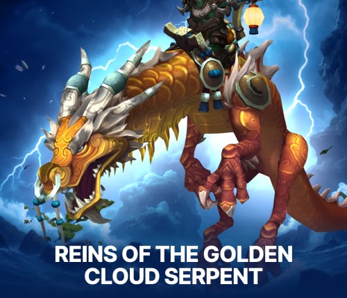 WOW REINS OF THE GOLDEN CLOUD SERPENT BOOST